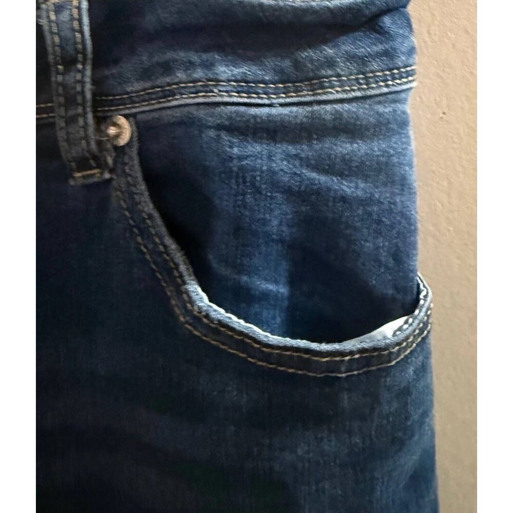 Women's 2XL Jeans Blue Denim Cotton Stretch Medium Wash Comfort Straight Preppy - Picture 6 of 7